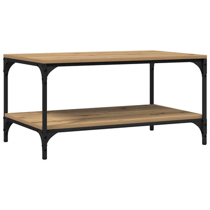 Tavolino da salotto Rovere artigianale 81 x 50 x 40 cm