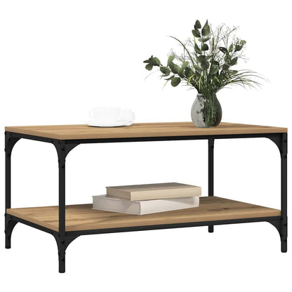 Tavolino da salotto Rovere artigianale 81 x 50 x 40 cm