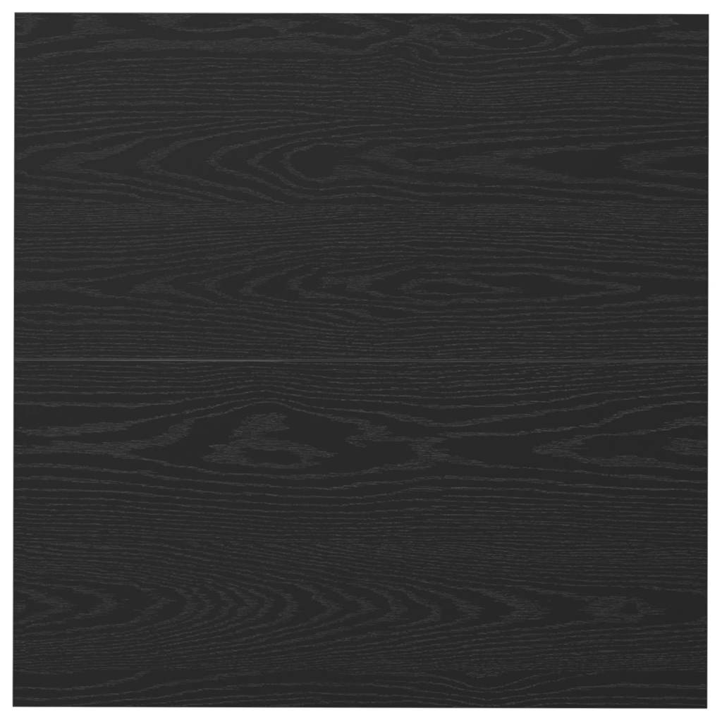 Tavolino da salotto Rovere nero 80 x 80 x 40 cm