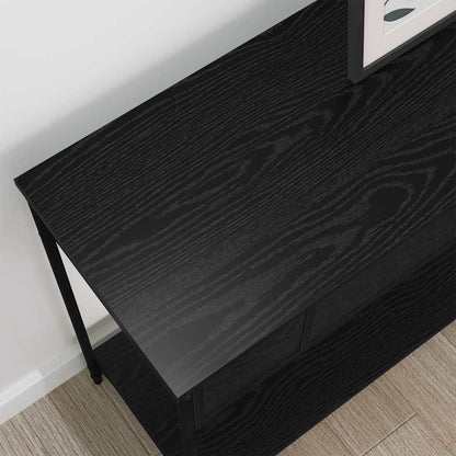 Tavolo consolle Altro Rovere nero 100 x 34.5 x 75 cm