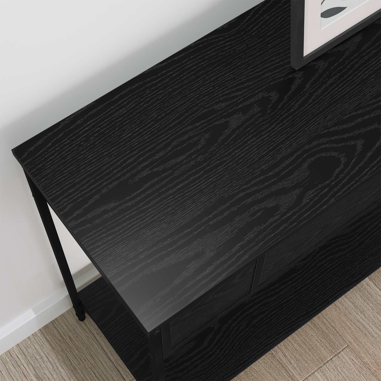 Tavolo consolle Altro Rovere nero 100 x 34.5 x 75 cm | homemem39