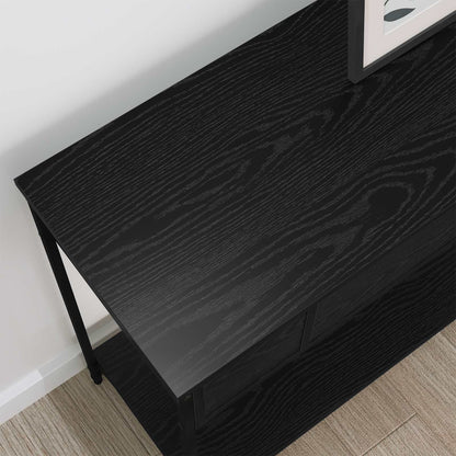 Tavolo consolle Altro Rovere nero 100 x 34.5 x 75 cm | homemem39