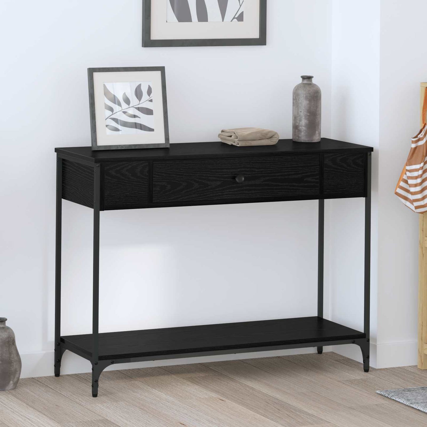 Tavolo consolle Altro Rovere nero 100 x 34.5 x 75 cm | homemem39