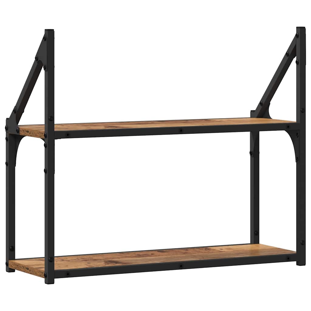 Scaffale da parete Legno vecchio 60 x 21 x 51 cm | homemem39