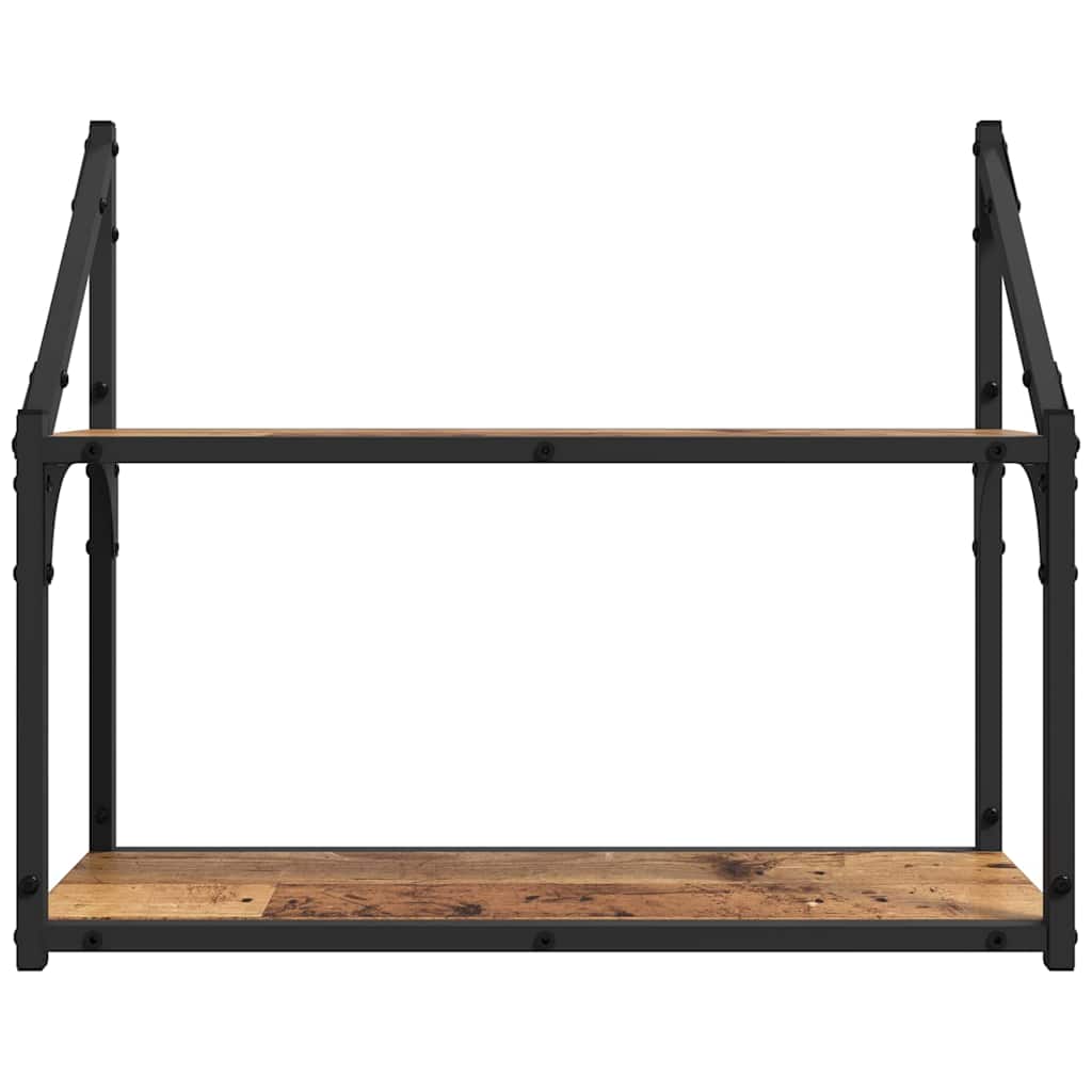 Scaffale da parete Legno vecchio 60 x 21 x 51 cm | homemem39