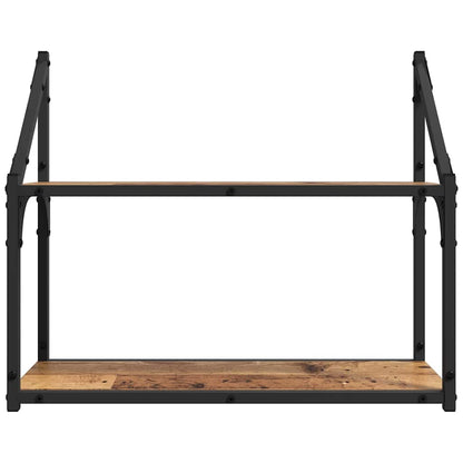 Scaffale da parete Legno vecchio 60 x 21 x 51 cm | homemem39