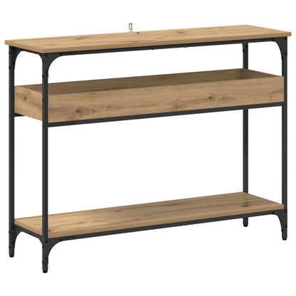 Tavolo consolle rovere artigianale 100 x 29 x 75 cm | homemem39