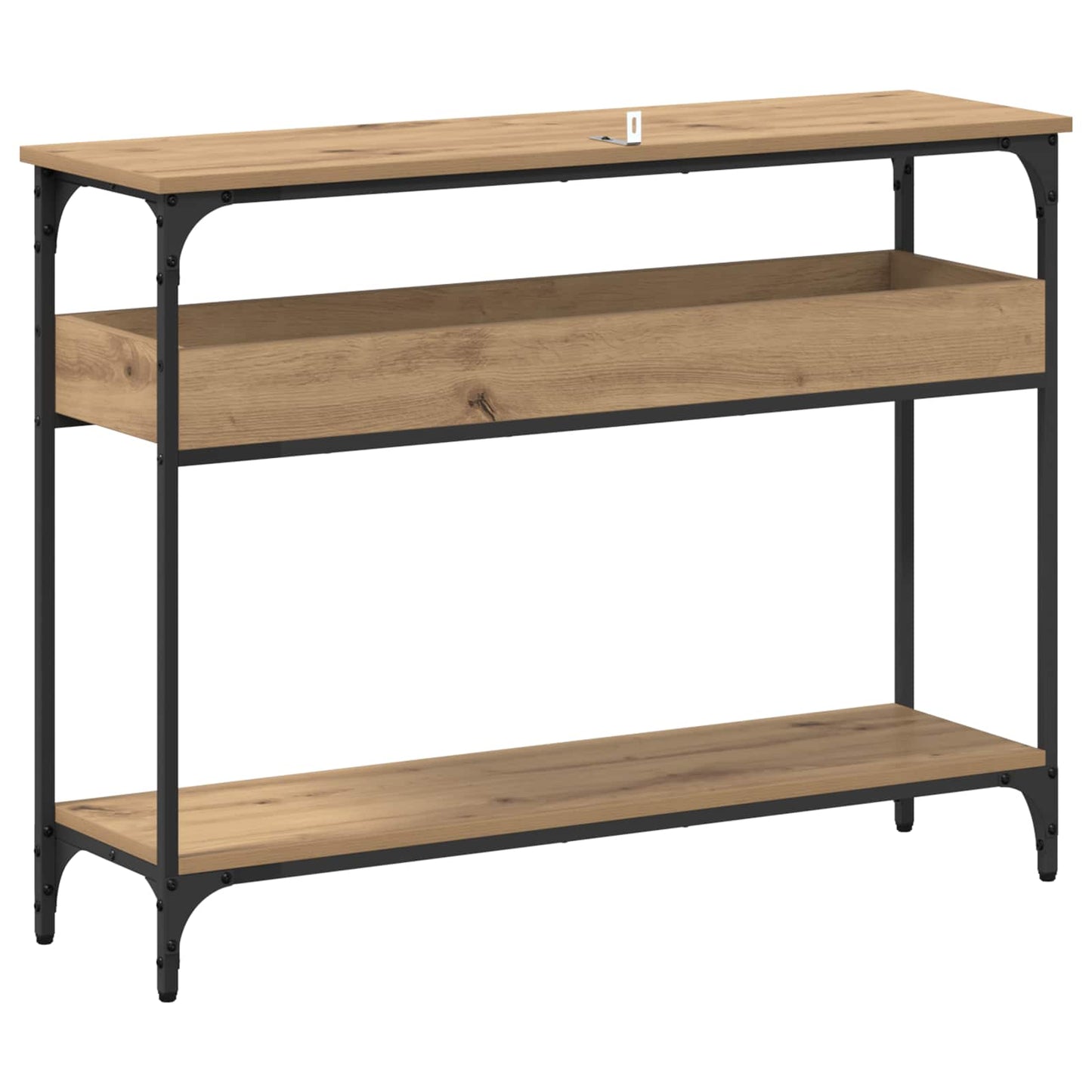 Tavolo consolle rovere artigianale 100 x 29 x 75 cm | homemem39