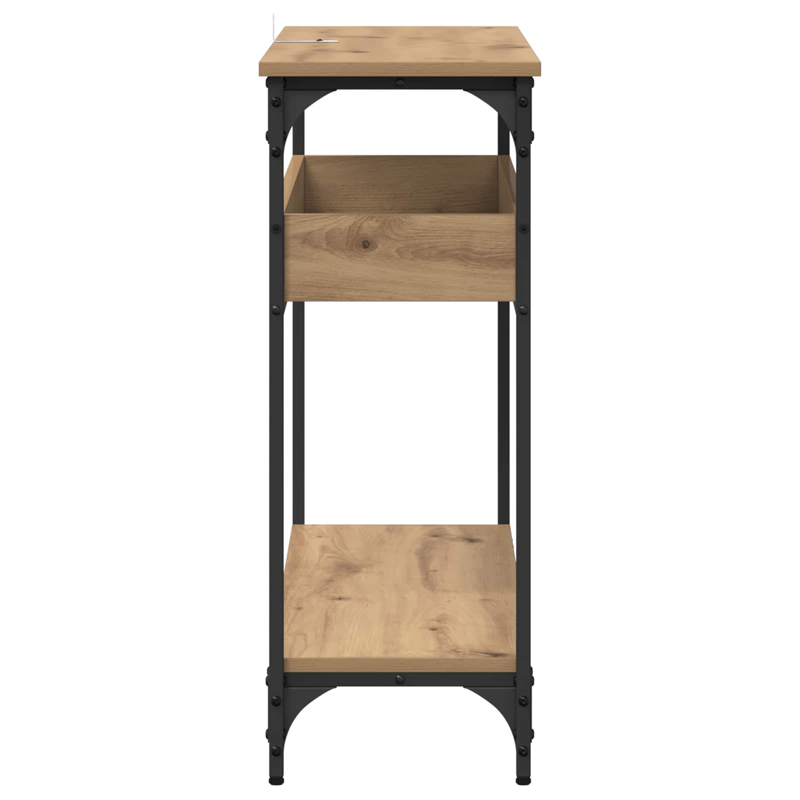 Tavolo consolle rovere artigianale 100 x 29 x 75 cm | homemem39