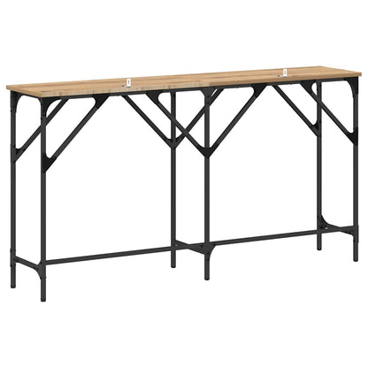 Tavolo consolle rovere artigianale 140 x 29 x 75 cm