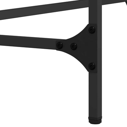Tavolo consolle Rovere Nero 140 x 29 x 75 cm Legno multistrato | homemem39