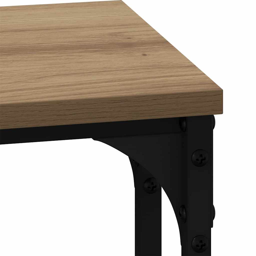 Tavolo da caffè nesting 3 pcs rovere artigianale | homemem39