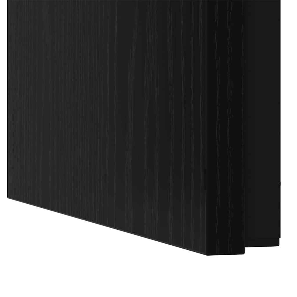 Tavolino da salotto 3 pcs Rovere Nero Legno multistrato