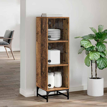 Credenza Legno vecchio 35 x 37 x 117 cm