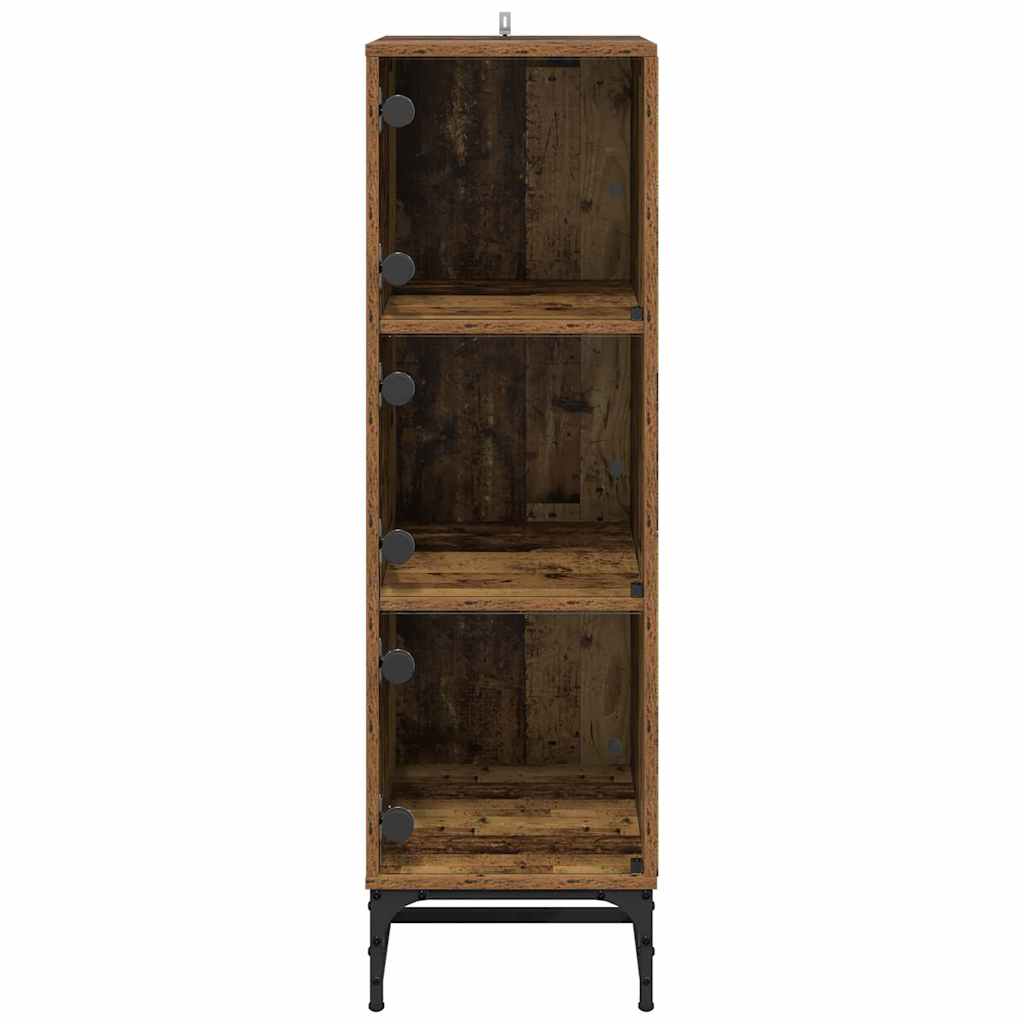 Credenza Legno vecchio 35 x 37 x 117 cm