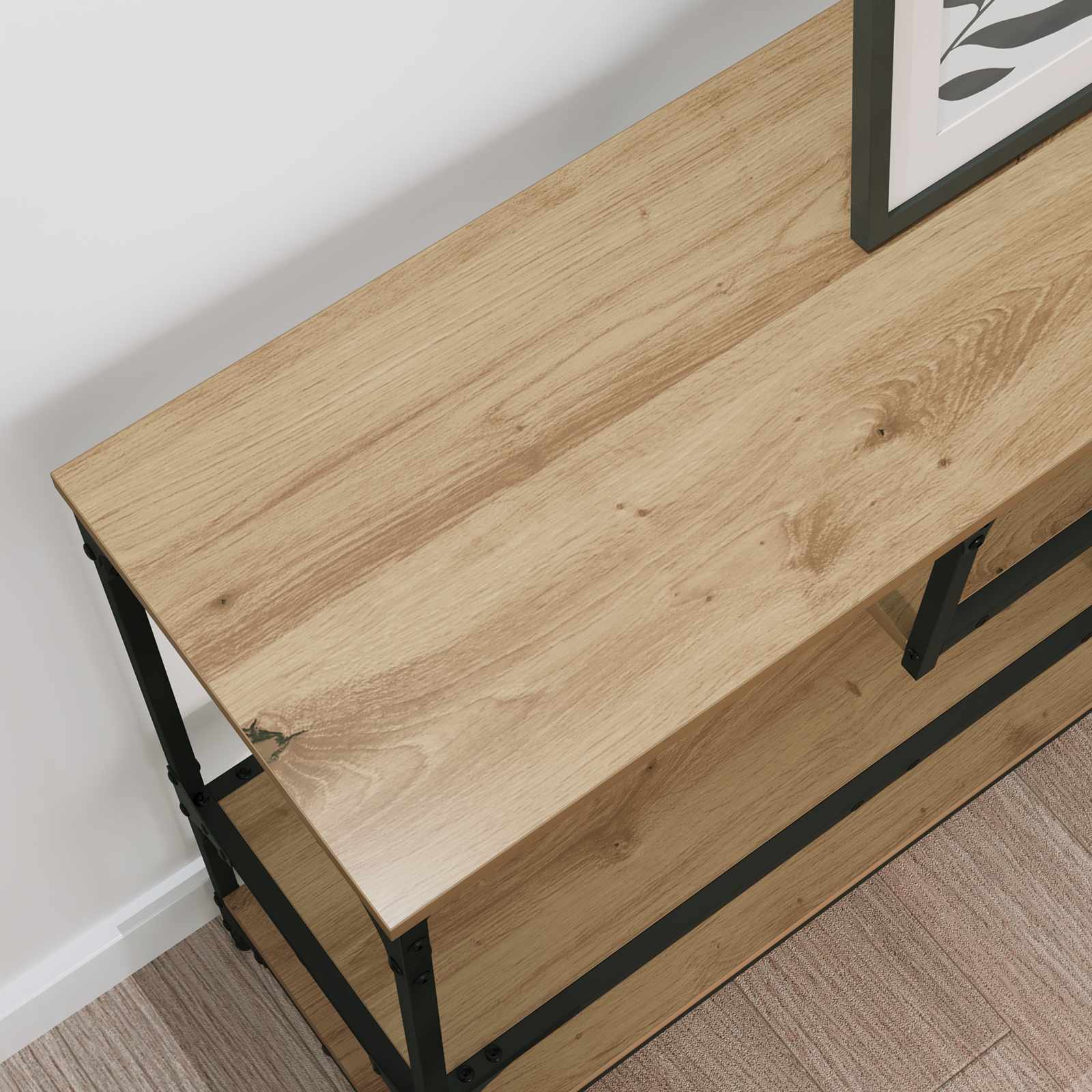 Tavolo consolle Rovere artigianale 100 x 30 x 75 cm | homemem39