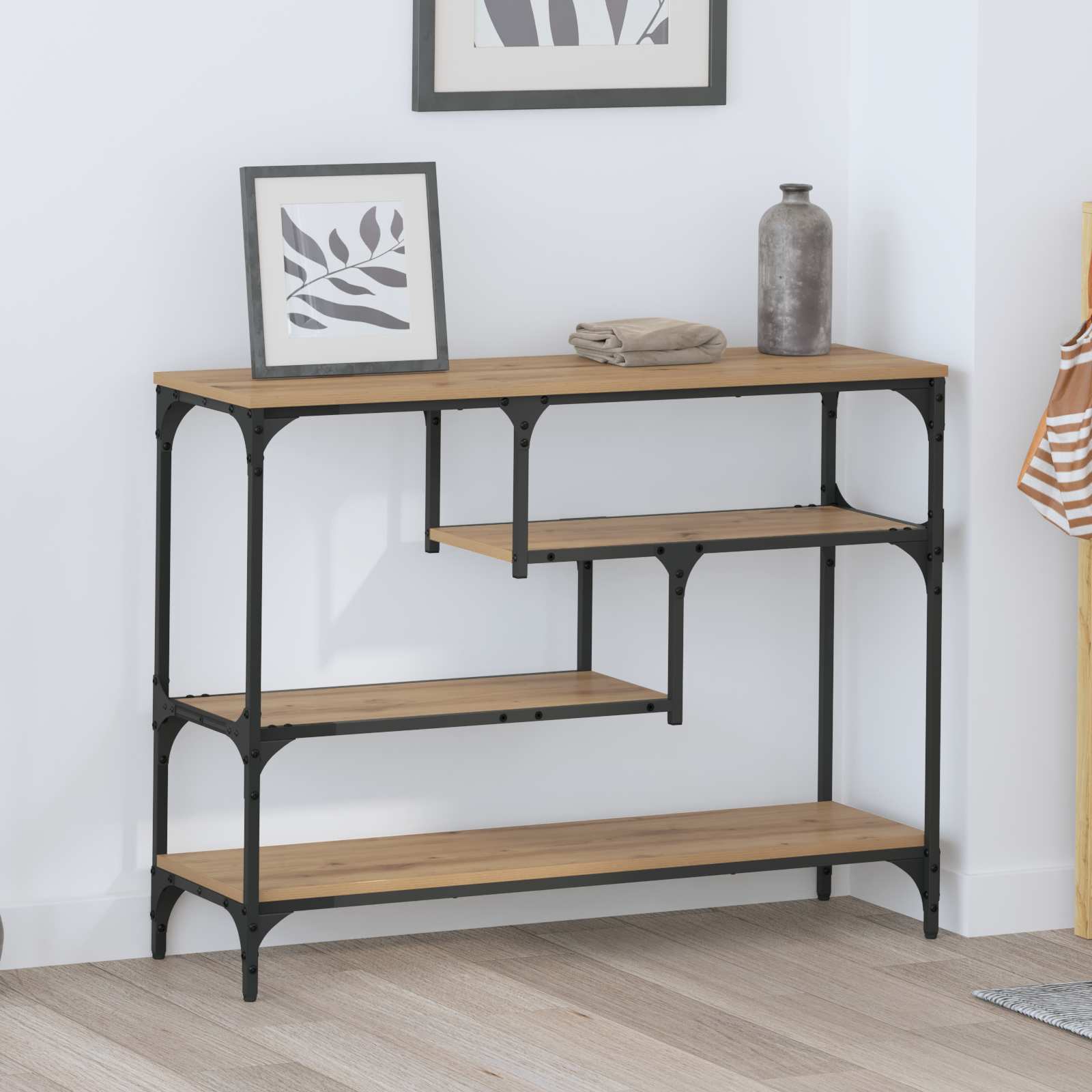 Tavolo consolle Rovere artigianale 100 x 30 x 75 cm | homemem39