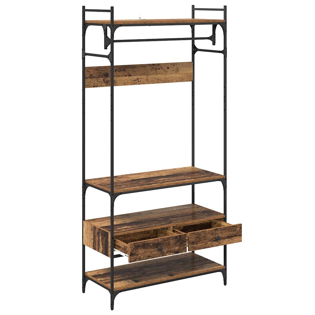 Guardaroba Legno vecchio 89 x 39 x 184.5 cm Legno multistrato