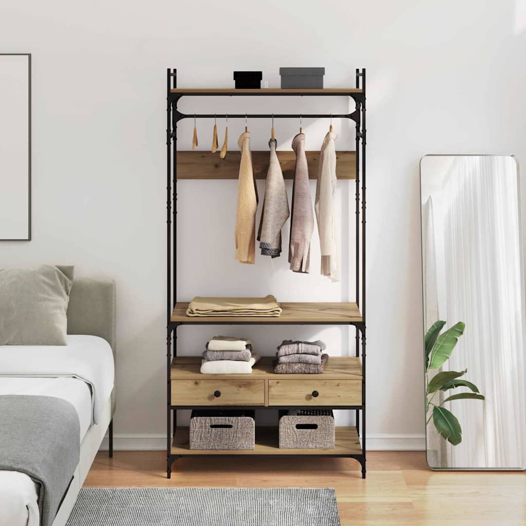 Guardaroba rovere artigianale 89 x 39 x 184.5 cm