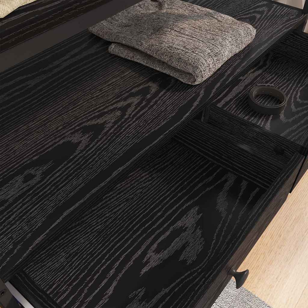 Guardaroba Rovere nero 89 x 39 x 184.5 cm Legno multistrato | homemem39