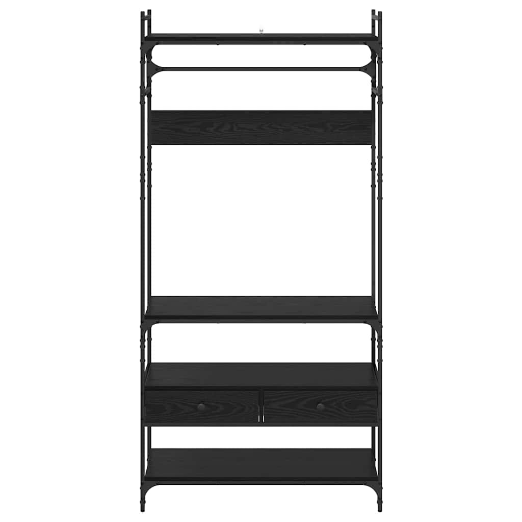 Guardaroba Rovere nero 89 x 39 x 184.5 cm Legno multistrato | homemem39