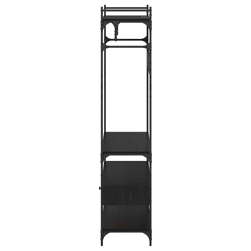 Guardaroba Rovere nero 89 x 39 x 184.5 cm Legno multistrato | homemem39