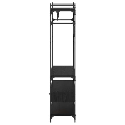 Guardaroba Rovere nero 89 x 39 x 184.5 cm Legno multistrato | homemem39