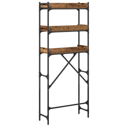 Mensola per lavatrice Legno vecchio 67 x 25 x 163 cm