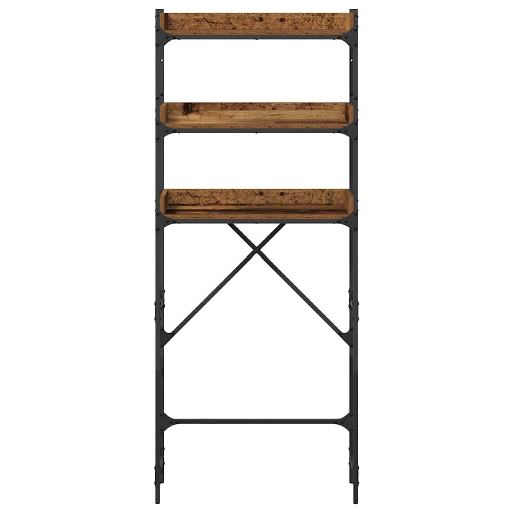 Mensola per lavatrice Legno vecchio 67 x 25 x 163 cm