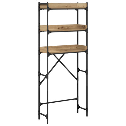 Mensola per lavatrice Rovere artigianale 67 x 25 x 163 cm | homemem39