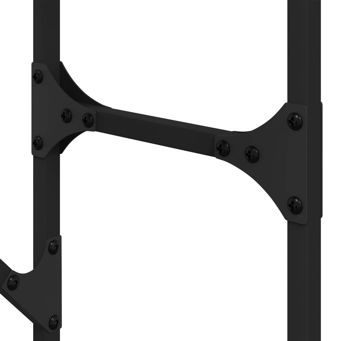 Mensola per lavatrice Rovere Nero 67 x 25 x 163 cm