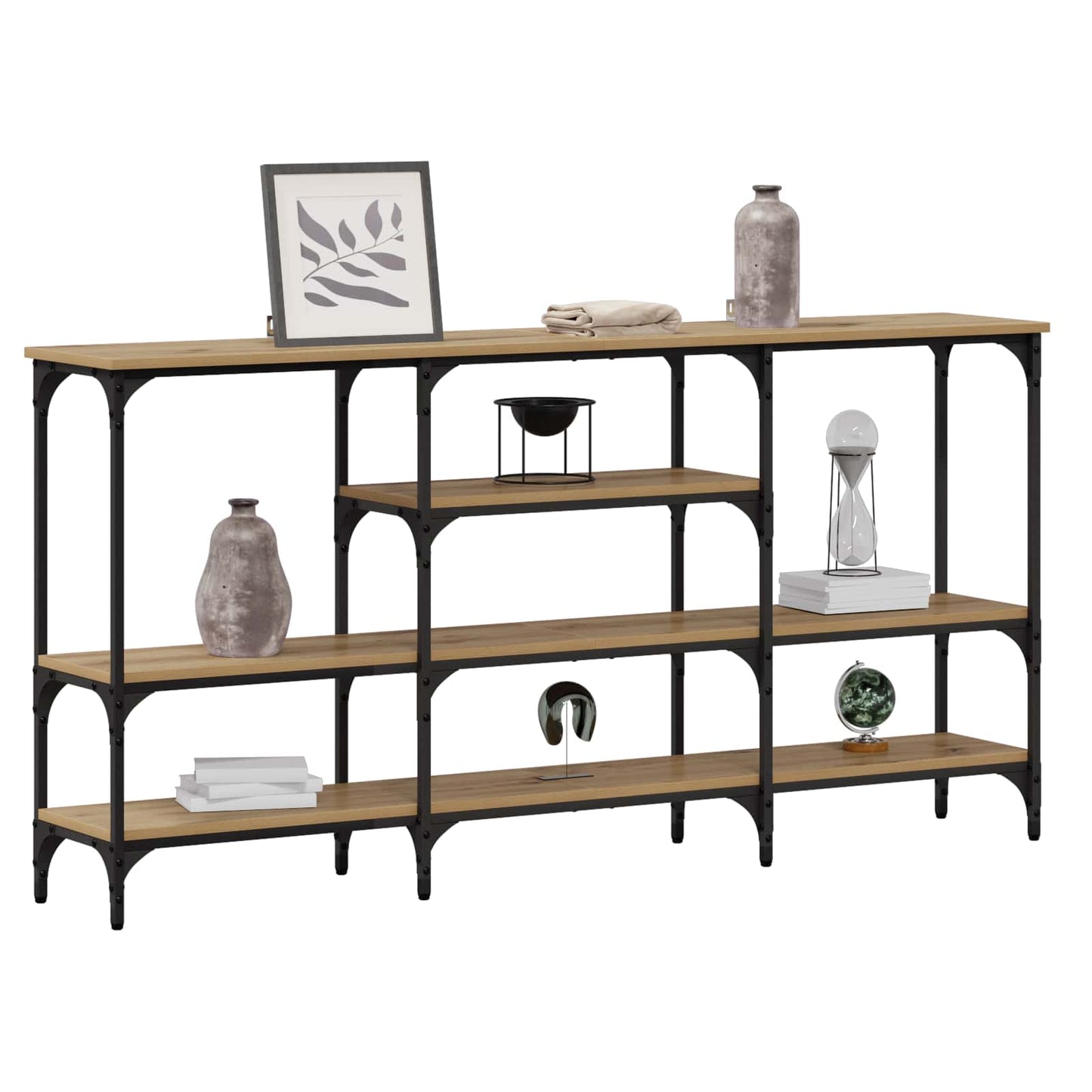 Tavolo consolle rovere artigianale 160 x 29 x 80 cm | homemem39