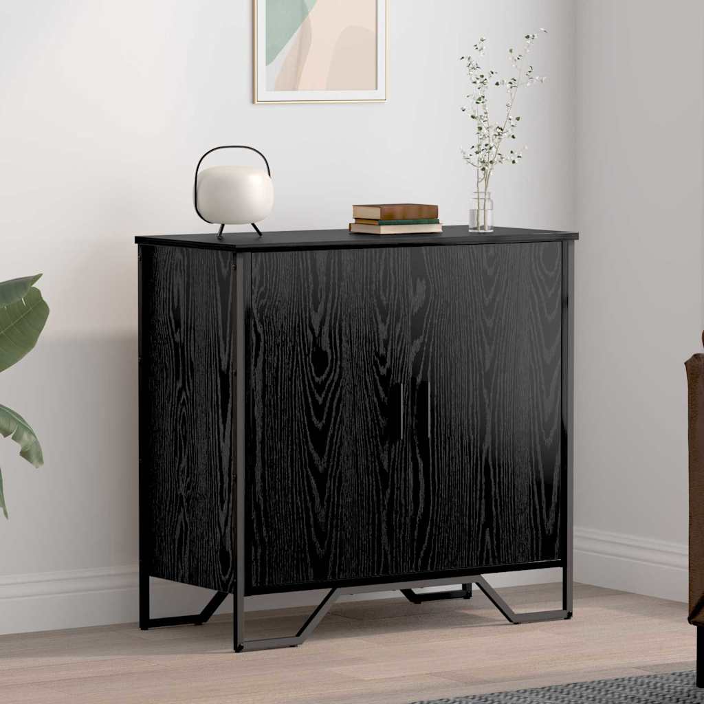 Credenza Rovere Nero 78 x 35 x 74.5 cm