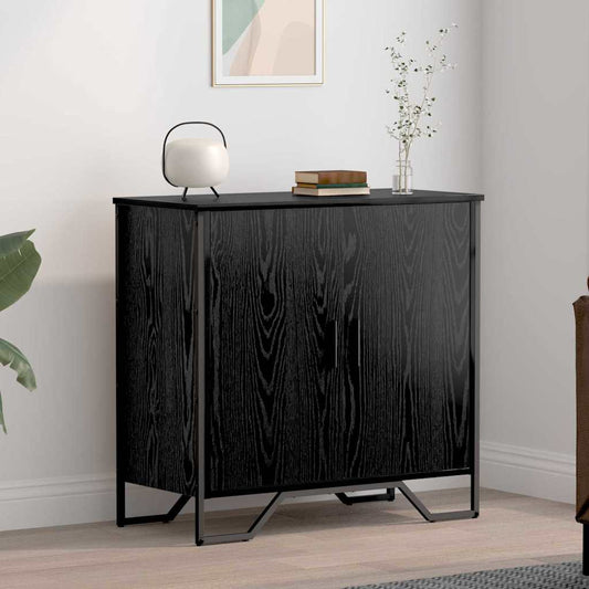 Credenza Rovere Nero 78 x 35 x 74.5 cm