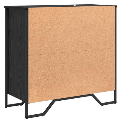 Credenza Rovere Nero 78 x 35 x 74.5 cm