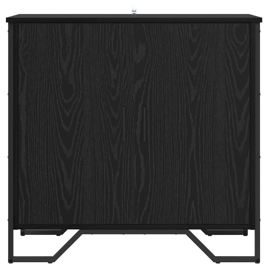 Credenza Rovere Nero 78 x 35 x 74.5 cm