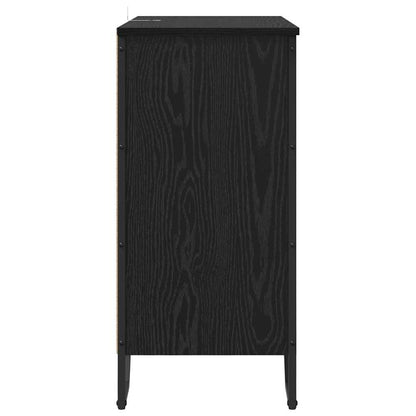 Credenza Rovere Nero 78 x 35 x 74.5 cm