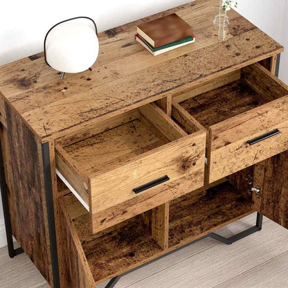 Credenza con cassetto Legno vecchio 79,5 x 35,5 x 74,5 cm