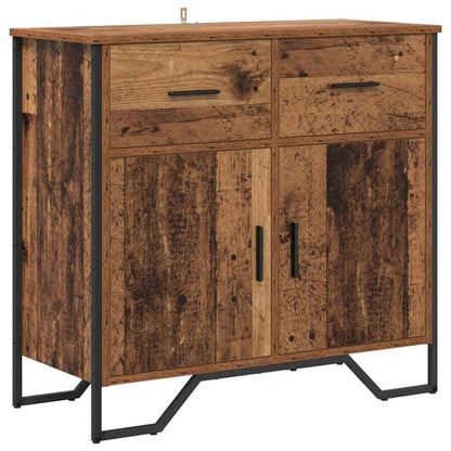 Credenza con cassetto Legno vecchio 79,5 x 35,5 x 74,5 cm