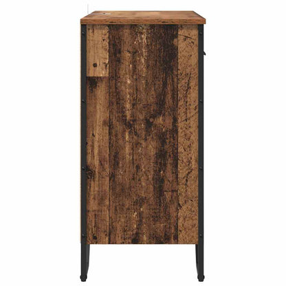 Credenza con cassetto Legno vecchio 79,5 x 35,5 x 74,5 cm