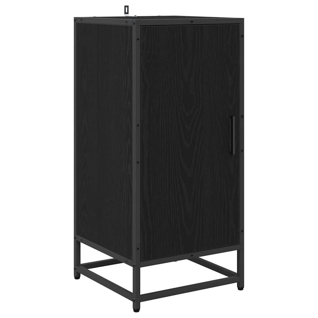 Credenza Rovere Nero 35,5 x 35 x 76 cm