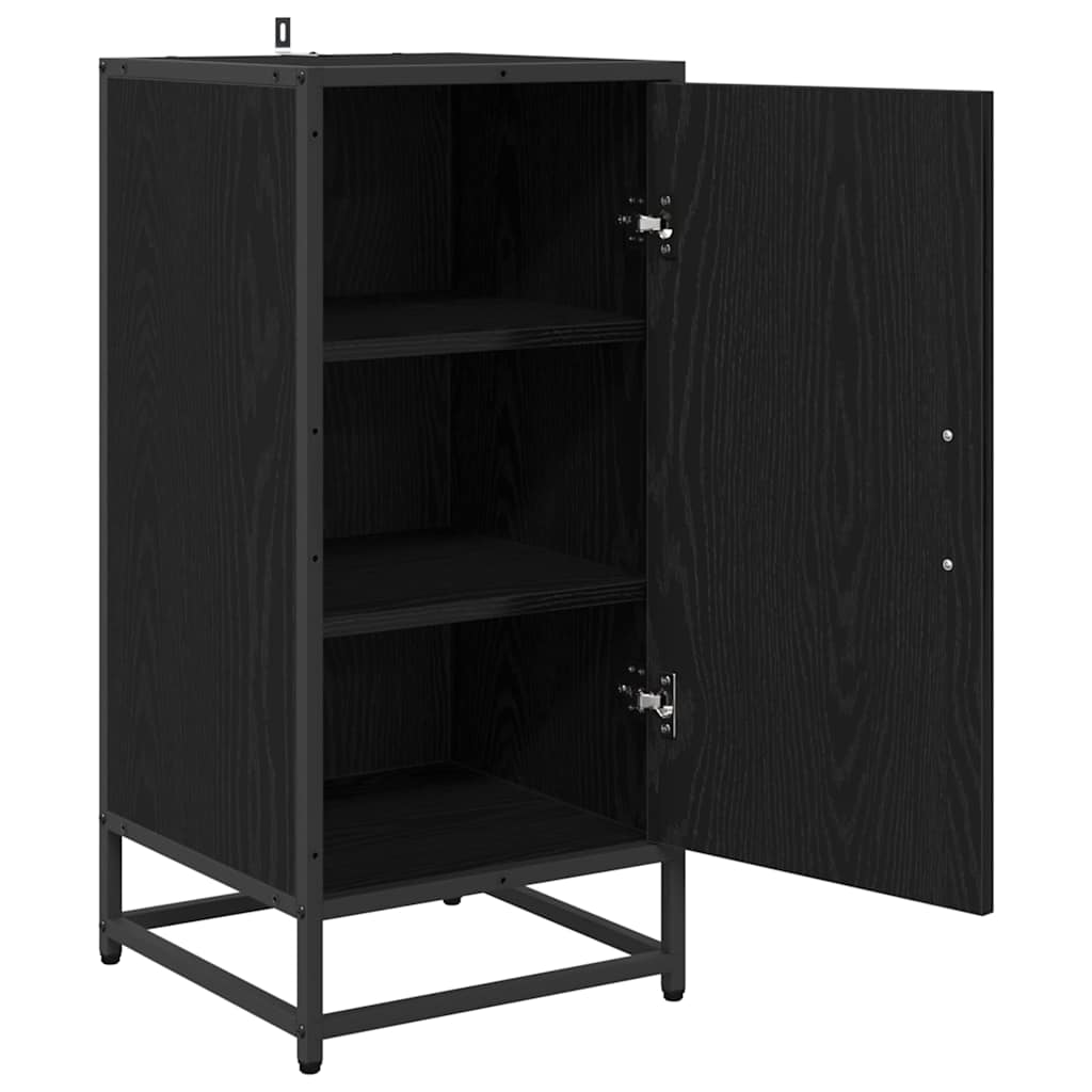 Credenza Rovere Nero 35,5 x 35 x 76 cm