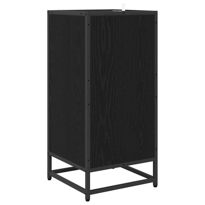 Credenza Rovere Nero 35,5 x 35 x 76 cm