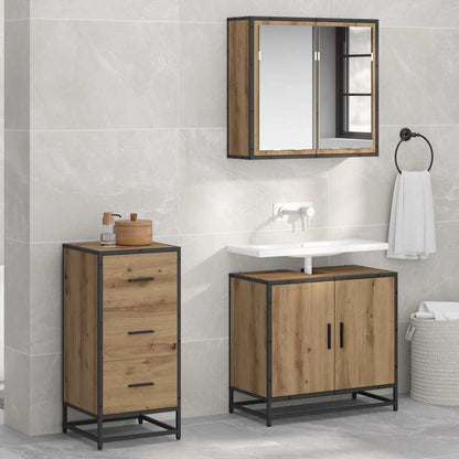 Credenza Rovere artigianale 35.5 x 35 x 76 cm