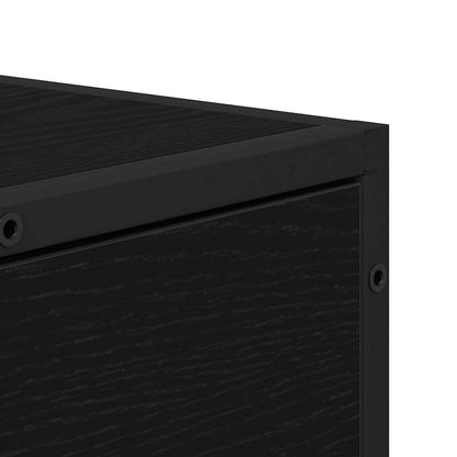 Credenza Rovere Nero 35.5 x 35 x 76 cm