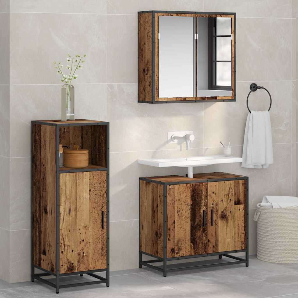Set di mobili per il bagno Legno vecchio 35 x 37,5 x 100 cm