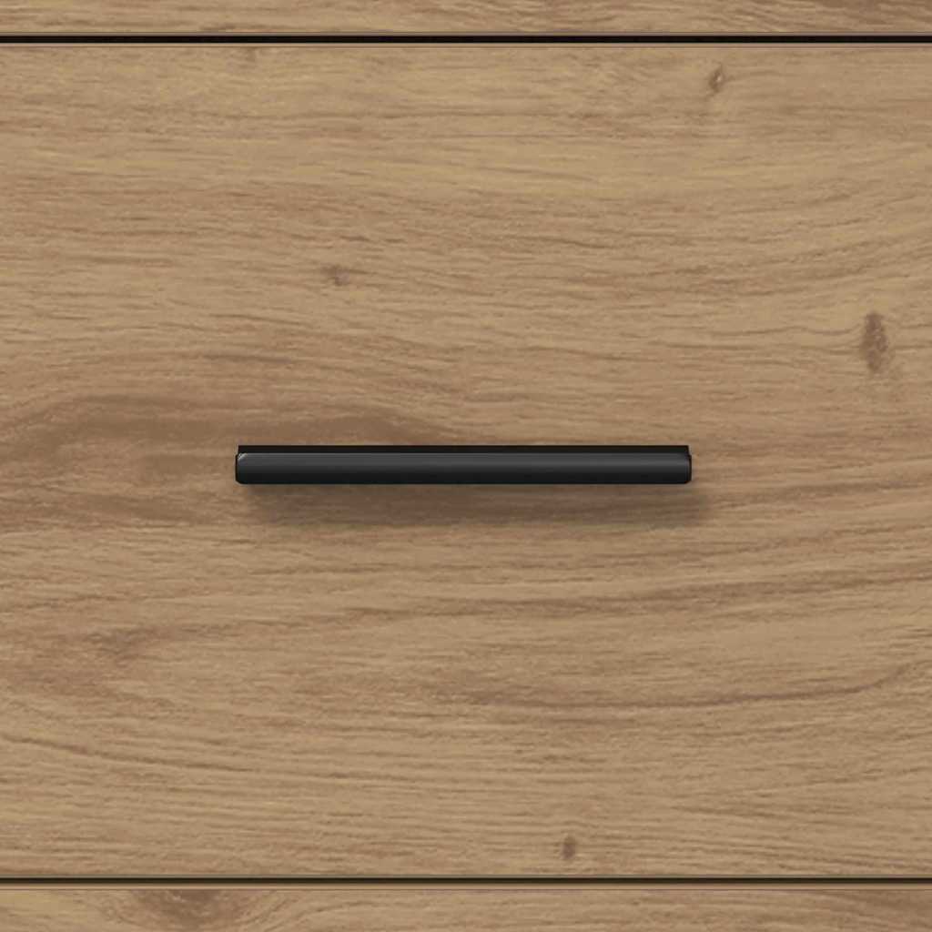 Set di mobili per il bagno con cassetto Rovere artigianale | homemem39