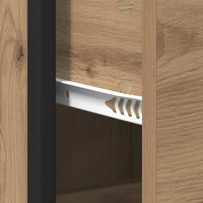 Set di mobili per il bagno con cassetto Rovere artigianale | homemem39