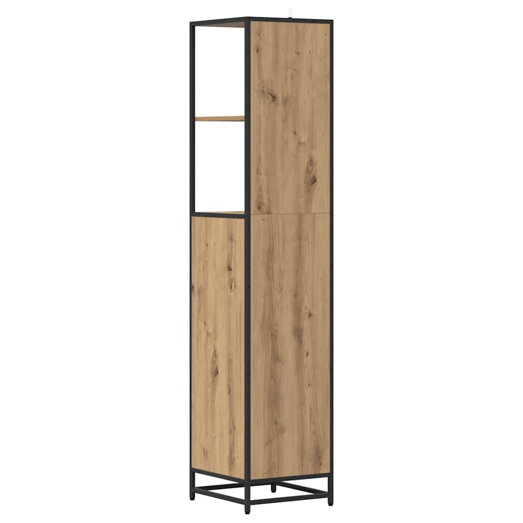 Set di mobili per il bagno con cassetto Rovere artigianale | homemem39