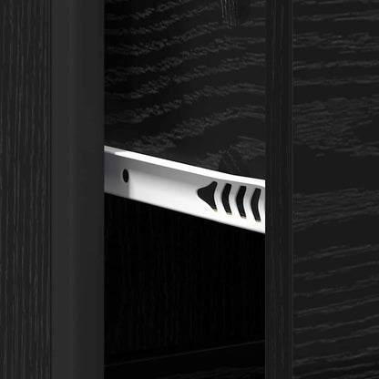 Set di mobili per il bagno Rovere Nero 35 x 37,5 x 166 cm